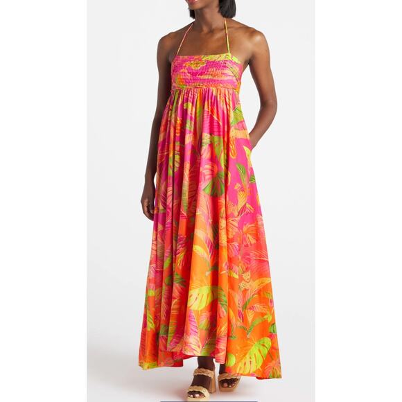 Farm Rio Ombre Forest Maxi Dress - XL - New with Tags - Picture 1 of 7